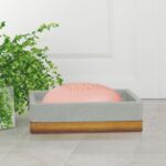 nu steel Concrete, Made of Cement Bath Accessory Set Vanity Countertop, 7pc Luxu... - Image 8