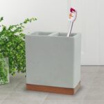 nu steel Concrete, Made of Cement Bath Accessory Set Vanity Countertop, 7pc Luxu... - Image 10