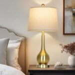 Rinweey 26" Gold Lamps Set of 2 for Living Room, Touch Control Table Lamps for B... - Image 5