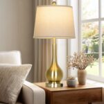 Rinweey 26" Gold Lamps Set of 2 for Living Room, Touch Control Table Lamps for B... - Image 6