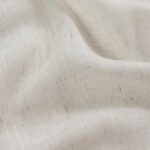 Farmhouse Curtains 84 Inches Long 2 Panels Natural Linen Textured Ruffle Curtain... - Image 8