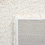 SAFAVIEH Milan Shag Collection Area Rug - 6' x 9', Ivory, Solid Design, Non-Shed... - Image 4