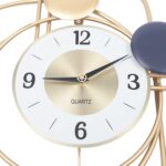 Large Modern Metal Wall Clocks Luxury Silent Hanging Clock with Swing Pendulum f... - Image 8