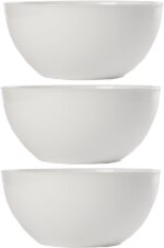 US Acrylic Vista White Plastic Salad and Serving 10-inch Bowls | set of 3 | Reus... - Image 4