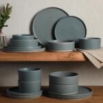 Gibson Elite Tatum Premium Porcelain Matte Reactive Glaze 16-Piece (Service for ... - Image 4