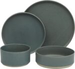 Gibson Elite Tatum Premium Porcelain Matte Reactive Glaze 16-Piece (Service for ... - Image 7