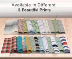 Ruvanti Placemats 100% Cotton 13x19 Inch, Dining Table Placemats Set of 6, Moder... - Image 6
