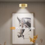 Picture Lights for Wall, 3 Lighting Modes Magnetic Art Display Light,Battery Ope... - Image 3