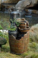 Glenville Water Pump Cascading Water Fountain - Image 3