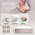 Luxury High Back Outdoor Furniture with 6-Inch Thick Cushions, Patio Furniture S... - Image 7