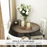 Rustic Farmhouse Lantern Decor Set of 2 - Stylish Decorative Lanterns for Your L... - Image 5