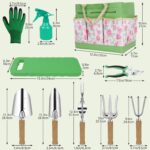 Garden Tool Set,10 Piece Garden Kit,Heavy Duty Stainless Steel Gardening Hand To... - Image 7