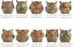 TOPZEA 10 Pack Succulent Planter Pots with Drainage Hole, Cute Owl Ceramic Small... - Image 3