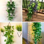 CEWOR 2pcs Fake Hanging Plants for Room Decor, 3.6ft Artificial Ivy Pothos Vine ... - Image 6