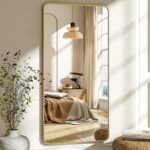 XRAMFY 76"x34" Floor Full Length Mirror Standing Full Body Rounded Corner Rectan... - Image 4