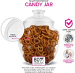 Modern Innovations 80-Ounce Candy & Cookie Jar with Lid, Premium Acrylic Clear A... - Image 6