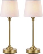 Kakanuo Cordless Table Lamps Rechargeable Set - 2 Pack Gold 4000mAH Battery Oper... - Image 9