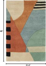 SAFAVIEH Rodeo Drive Collection Accent Rug - 2'6" x 4', Gold, Handmade Mid-Centu... - Image 3