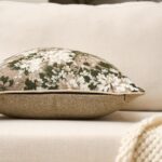 Yangest Neutral Floral Pillow Cover 20 x 20 Inches, Vintage Chenille Square Thro... - Image 4