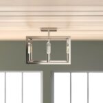 Designers Fountain Uptown 4 Light Semi-Flush Ceiling Light, Satin Platinum, 8841... - Image 3