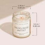 Sweet Water Decor Cashmere and Vanilla Soy Candle - Jasmine, Soft Cashmere, Sand... - Image 4