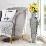 SHYFOY Crushed Diamond Floor Vase, Large Silver Mirror Tall Vases for Floor, Mod... - Image 6