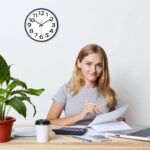 Wall Clock 12 Inch Silent Non-Ticking Big Numbers Easy to Read Wall Clocks Decor... - Image 8