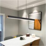 Minimalist Dining Room Chandelier Modern Long Strip Dining Table Lamp Luxury Din... - Image 3