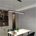 Minimalist Dining Room Chandelier Modern Long Strip Dining Table Lamp Luxury Din... - Image 6