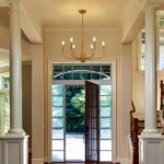 ACNKTZ Gold Chandelier Light Fixture, 6-Light Modern Farmhouse Kitchen Chandelie... - Image 5
