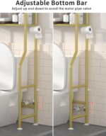 Livilord 3-Tier Over The Toilet Storage, Freestanding Metal Bathroom Shelves wit... - Image 7