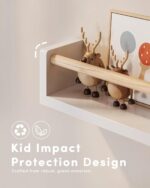 G&W Gruwald Nursery Book Shelves, Set of 3, Wall Bookshelf, Book Shelf for Kids ... - Image 4