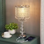 Acaxin Crystal Table Lamps for Bedroom Nightstand - Touch Bedside Lamps with Two... - Image 6