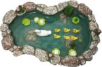 GlitZGlam Duck Pond -Mother and Ducklings! A Miniature Duck Pond for a Miniature... - Image 3