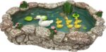 GlitZGlam Duck Pond -Mother and Ducklings! A Miniature Duck Pond for a Miniature... - Image 4