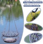 Metal Hanging Planters,Plant Hanger Basket Decorative Plant Pot Holder for Outdo... - Image 4