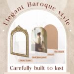 Wonderjune 8 Pcs Vintage Picture Frames with Gold Mirror Bird Sculpture Antique ... - Image 5