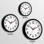 DAXSMY 14 Inch Wall Clock Large Battery Operated Big Silent Non Ticking Analog C... - Image 4