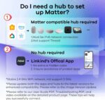 Linkind Matter Smart Light Bulb, BR30 Smart Bulbs, Recessed LED Color Changing L... - Image 4