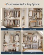 SONGMICS HOME Closet System, Closet Insert Organizer, 4-6 ft, Adjustable Metal S... - Image 5