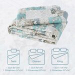KASENTEX Country-Chic Printed Pre-Washed Quilt Set - Microfiber Fabric Quilted P... - Image 7