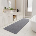LOCHAS Luxury Bathroom Rug Shaggy Bath Mat 24 x 80 Inch, Washable Non Slip Bath ... - Image 7