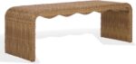 SAFAVIEH Couture Outdoor Patio Furniture Collection - Lynsee Natural Wicker Pati... - Image 5