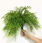 CATTREE Artificial Weeping Willow, Plastic Plants Greenery Leaves Fake Hanging V... - Image 5