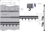 TAG Hardware Designer 5-Hook Expandable Valet Belt Rack, 11.75-Inch Extendable W... - Image 3