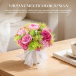 Preserved Flower Bouquet with Vase for Delivery Prime, Natural Forever Rose (Pin... - Image 3
