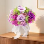 Preserved Flower Bouquet with Vase for Delivery Prime, Natural Forever Rose (Pin... - Image 5