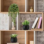 Winlyn Set of 3 Artificial Succulents Plants in Black Cement Planters Faux Potte... - Image 6