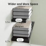 BAYKA Floating Shelves for Wall, Wall Mounted Rustic Wood Shelves for Bathroom, ... - Image 6