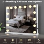 VESAUR Hollywood Vanity Mirror with 10X/15X Magnification and Lights, USB/Type-C... - Image 4